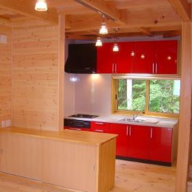 「木組みの家」キッチン